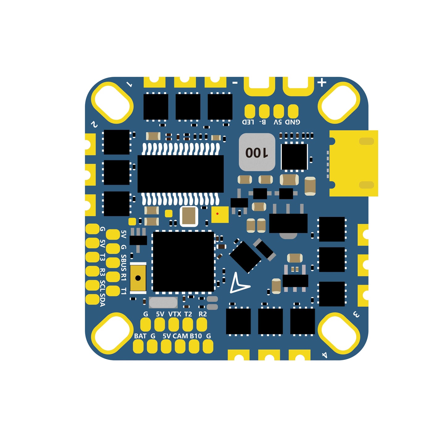 HAKRC F411 AIO F4126 Flight Controller BLHELI_S 20A 40A ESC