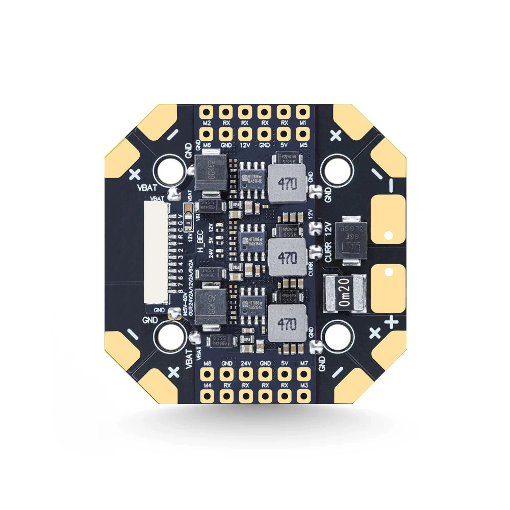 HGLRC 100A 8-Channel 12S V3 Power Distribution Board