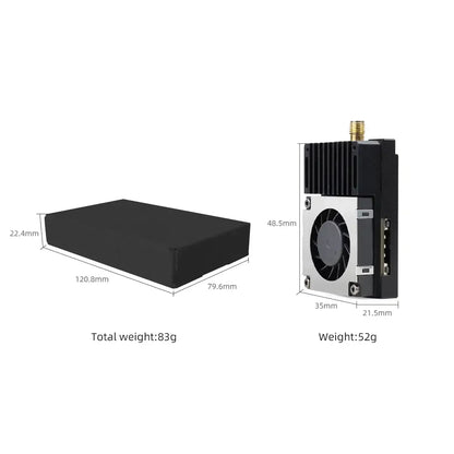 HGLRC 3.3G 5W FPV VTX 64CH