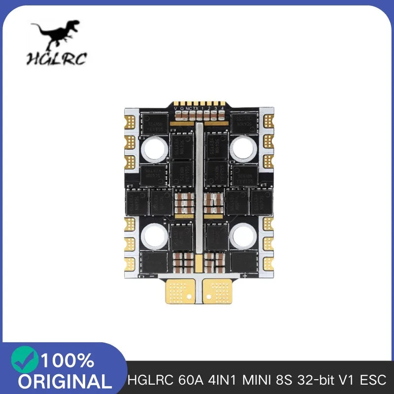 HGLRC 60A 4IN1 MINI ESC 3-8S 32-bit