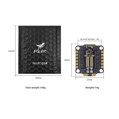 HGLRC 60A 6S V1 4-in-1 ESC BLHELI_S