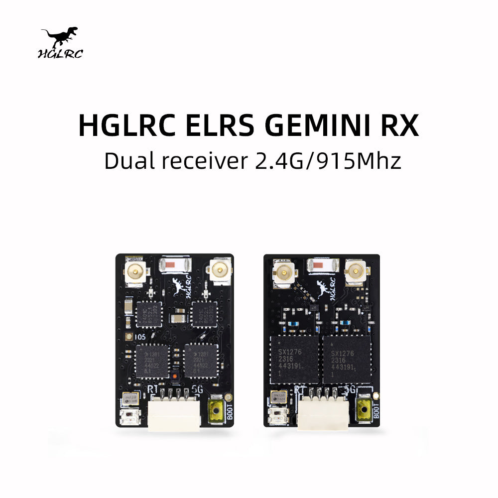 HGLRC ELRS GEMINI RX Doppelempfänger 2,4G/915Mhz