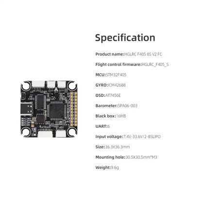 HGLRC F405 8S V2 Flight Controller