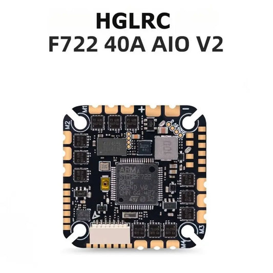 HGLRC F722 40A V2 AIO 2-6S flight controller