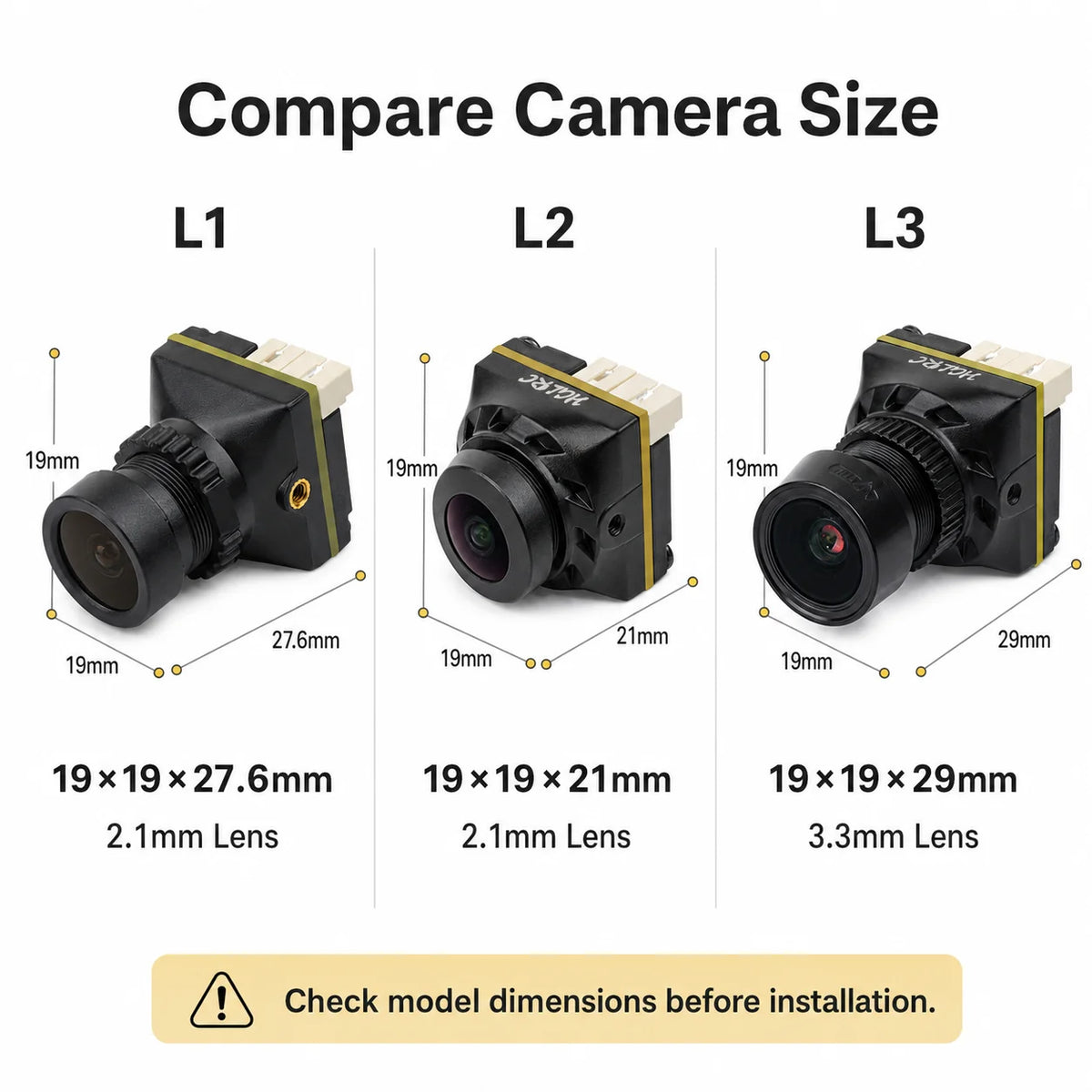 HGLRC L-Series L1 L2 L3 FPV Camera