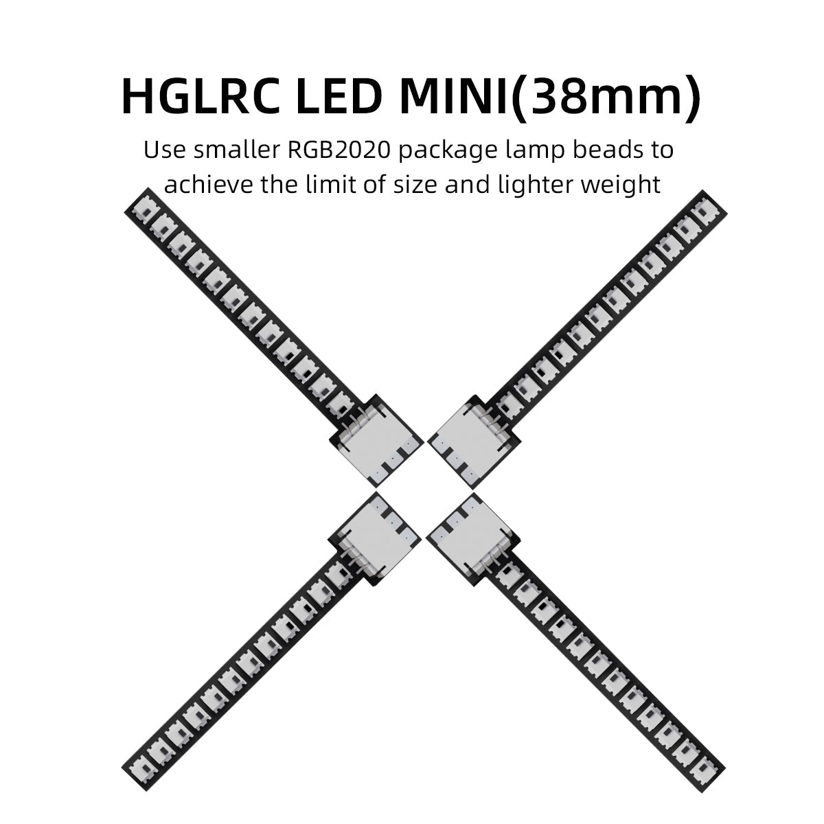 HGLRC LED Light Strip & MINI Controller for Drone Frame Arm