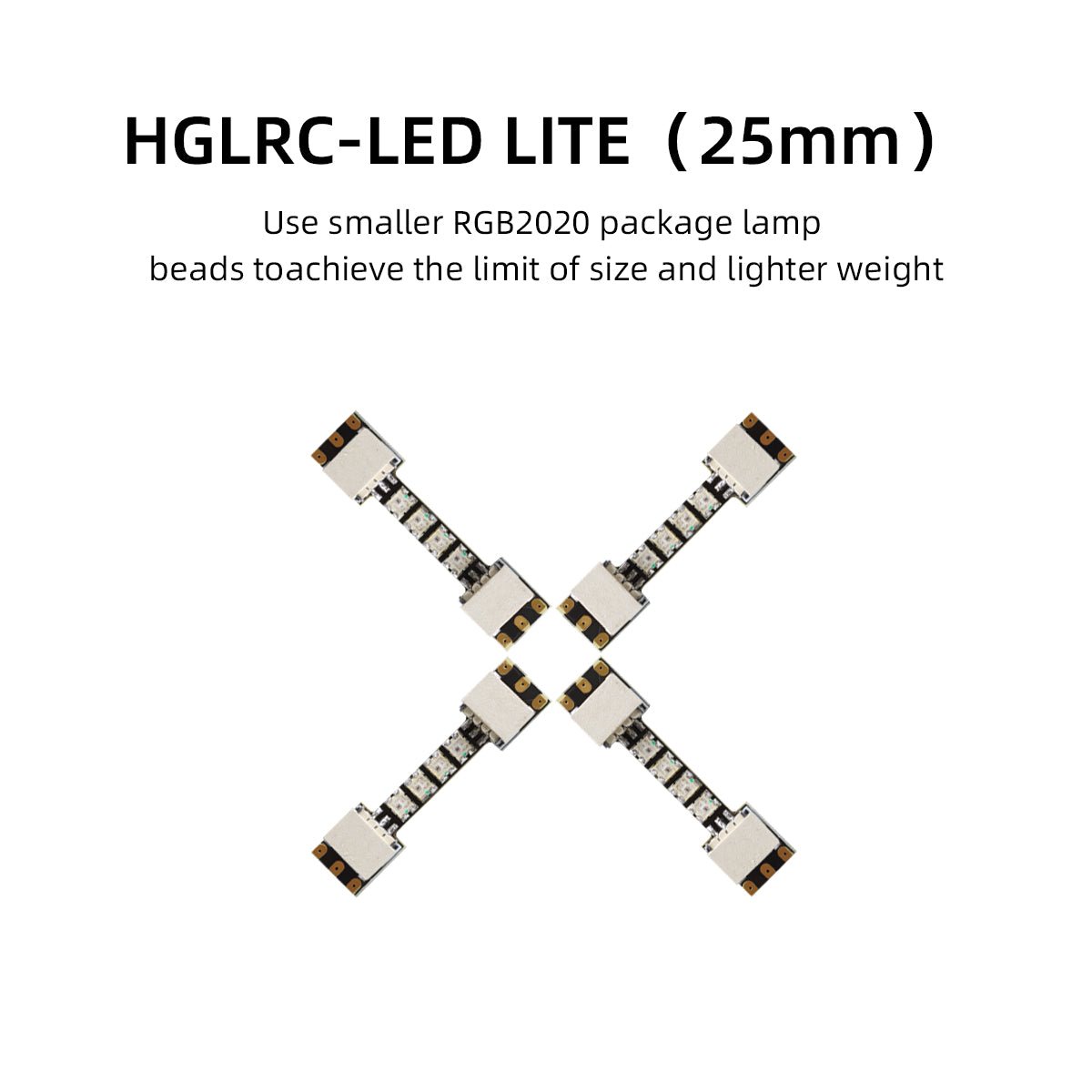 HGLRC LED Light Strip & MINI Controller for Drone Frame Arm