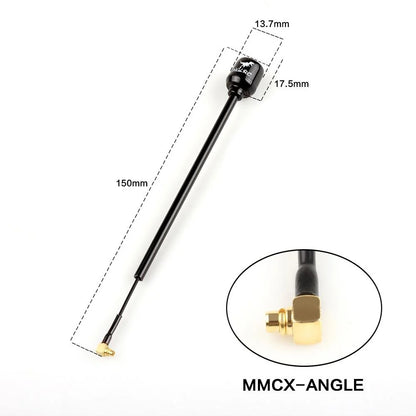 HGLRC Langstrecken-Hammer-Mini-RHCP/LHCP 2,5 dBi Super-Mini-5,8G-Antenne für RC-Drohne