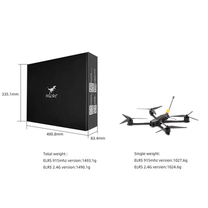 HGLRC MY10 3215 900KV Motor 2.5W VTX FPV Drone Long Range Quadcopter