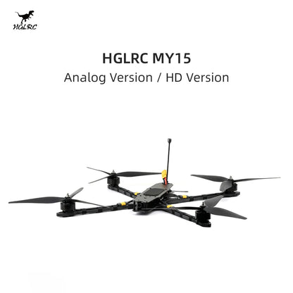 HGLRC MY15 4215 400KV Motor 2.5W VTX ELRS 915MHz Long-Range FPV Drone