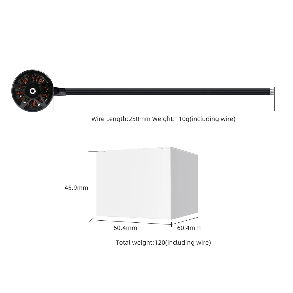 HGLRC MY3115 900KV Black Brushless Motor