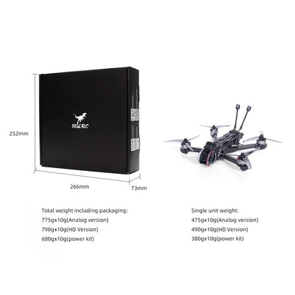 HGLRC Nblade MAX 5-inch drone For Freestyle cinematic FPV Drone