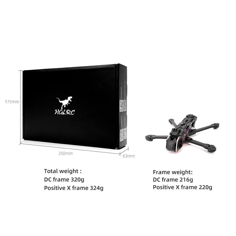 HGLRC Nblade Max 5inch FPV Frame