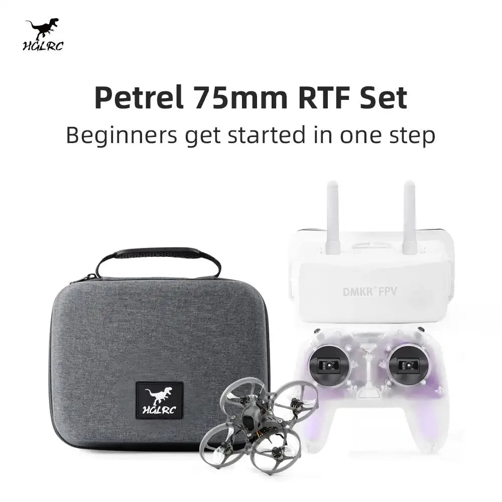HGLRC Petrel 75Whoop FPV Whoop Drone Quadcopter Entry-level RTF Set