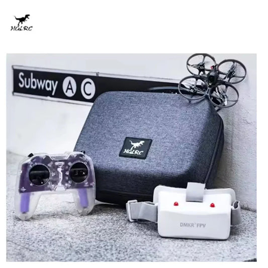 HGLRC Petrel 85mm 2inch RTF Set Petrel 85Whoop Drone with C1 Remote Controller 5.8G FPV Goggles