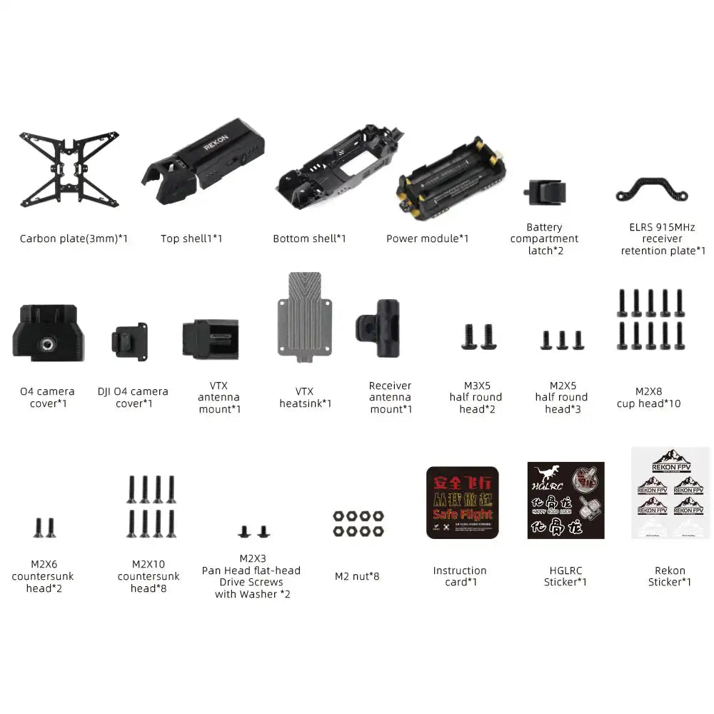 HGLRC Rekon35 V2 3.5 Inch Frame Kit