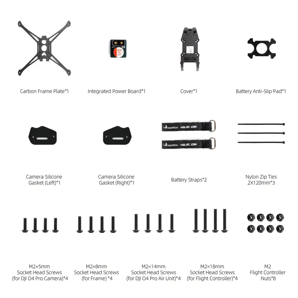 HGLRC Rekon5 Lite 5 Inch Frame Kit