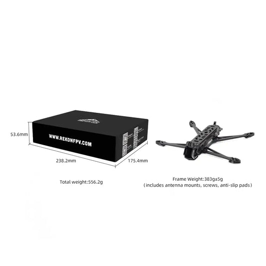 Kit de marco Rekon7 de 7 pulgadas HD O3 de largo alcance para dron de carreras FPV