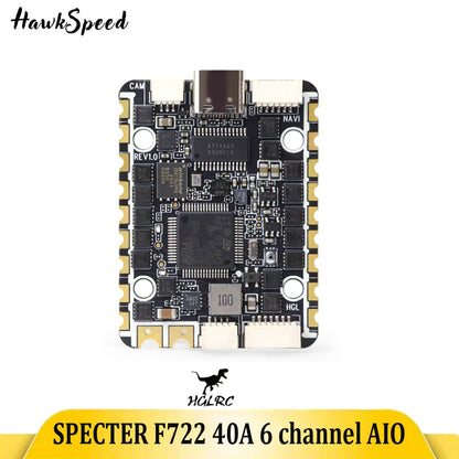 HGLRC SPECTER F722 40A 6 Channel AIO Flight Controller 2-6S