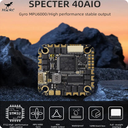 HGLRC SPECTER F722 40A AIO 4-6S Flight Controller