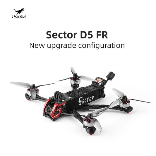 HGLRC Sector 5inch Quadcopter FPV Drone X5 (Squashed X) / D5 (DeadCat)