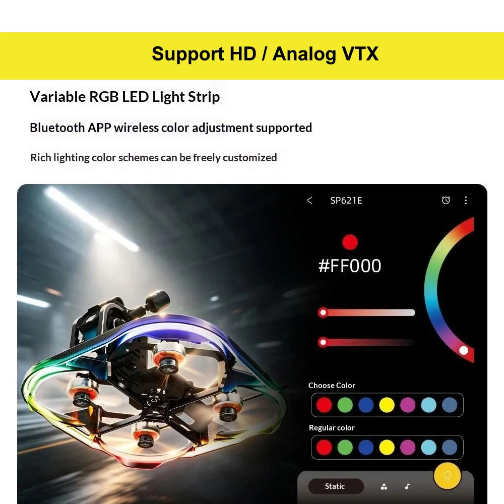 HGLRC Talon Pro Analog/ HD FPV 3 inch Cinewhoop Racing Drone