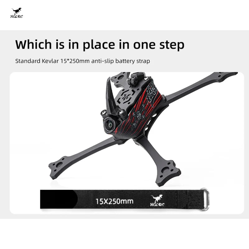 HGLRC Wind 5 Lite V2 5inch Frame Kit