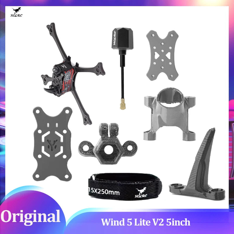 HGLRC Wind 5 Lite V2 5inch Frame Kit