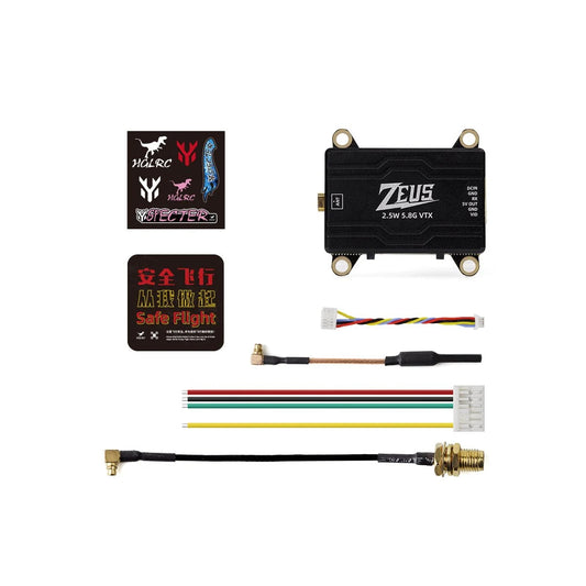 HGLRC ZEUS VTX 2.5W High Power 5.8G Image Transmission Adjustable Power