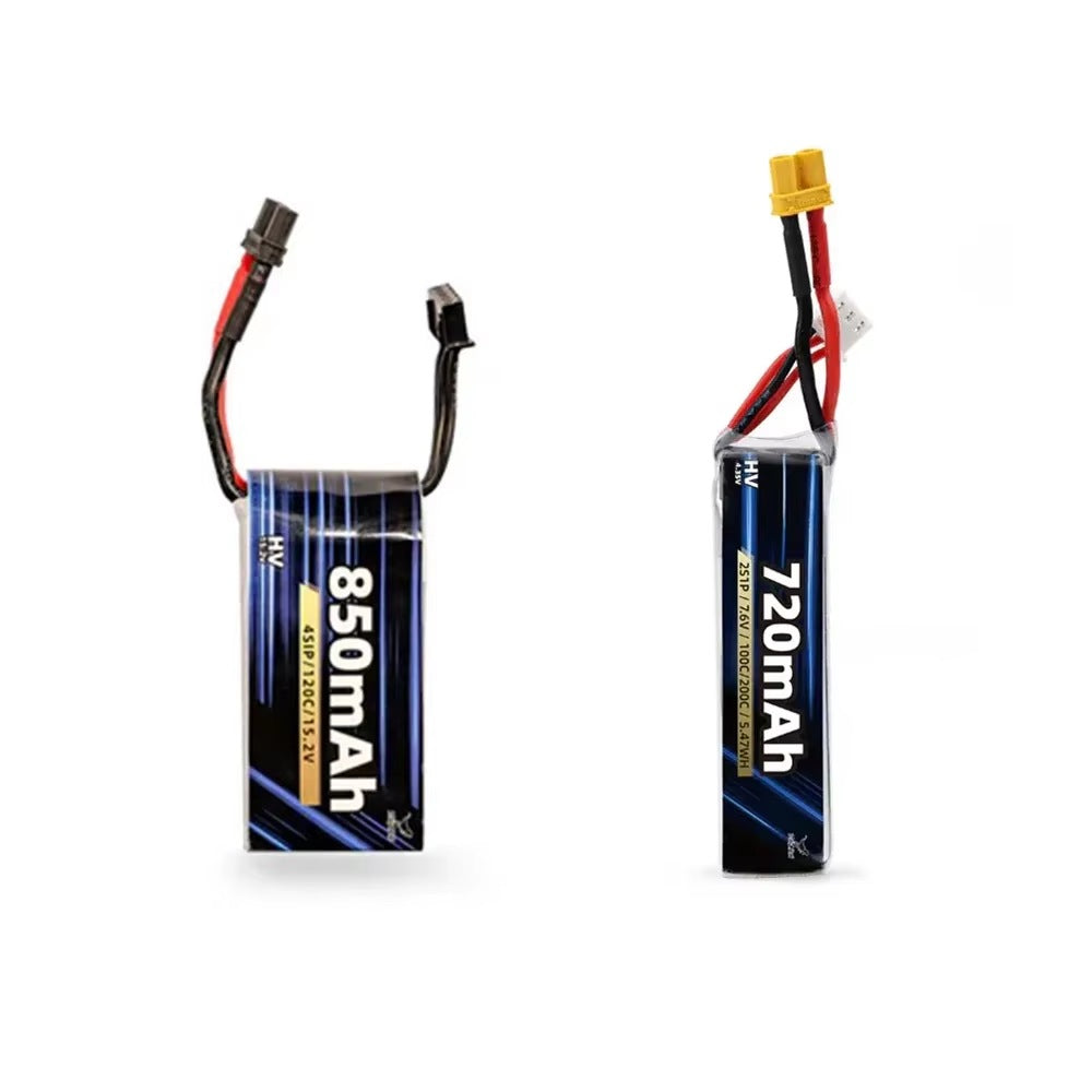 HGLRC 2S 720mAh - 4S 850mAh Power Lithium-ion Battery, High Discharge Rate LIHV-LIPO Battery for RC FPV Racing Drone_4