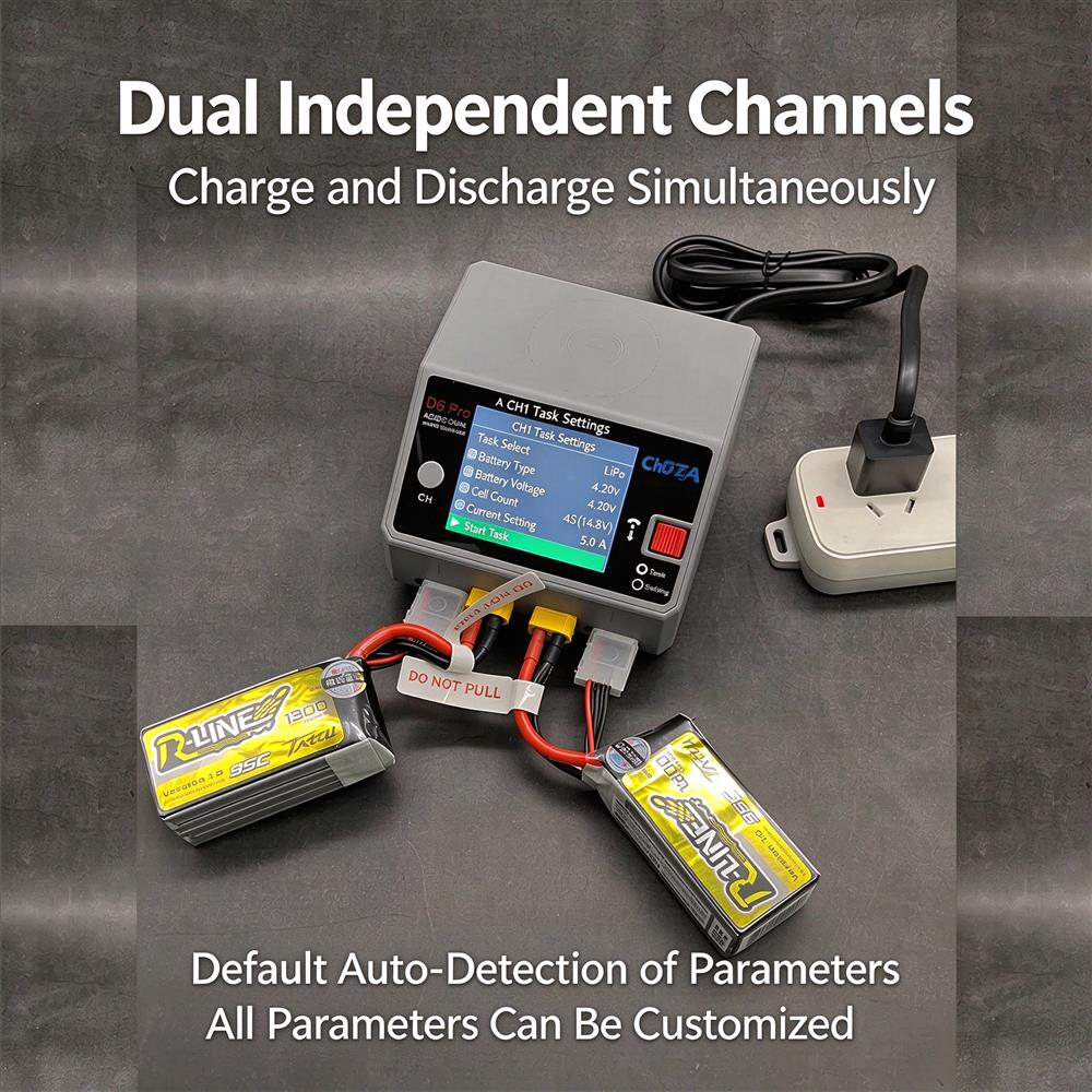 HOTA D6 Pro Intelligent Balanced Charger