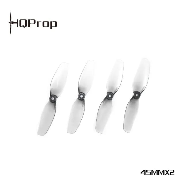 HQ Micro Whoop Prop 1.8X1.4(45MM) Grey  (2CW+2CCW)-Poly Carbonate-1.5MM Shaft