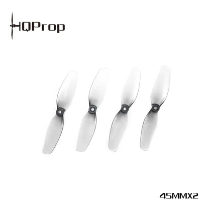 HQ Micro Whoop Prop 1.8X1.4(45MM) Grey  (2CW+2CCW)-Poly Carbonate-1.5MM Shaft