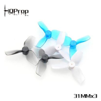 HQ Micro Whoop Prop 31MMX3 (2CW+2CCW)-Poly Carbonate-1MM Shaft