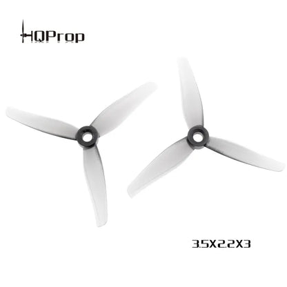 HQProp 3.5X2.2X3 Grey （2CW+2CCW)-Poly Carbonate