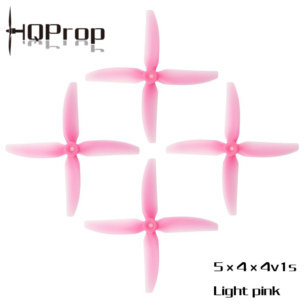 HQProp  5X4X4V1S  Light Pink (2CW+2CCW)-Poly Carbonate