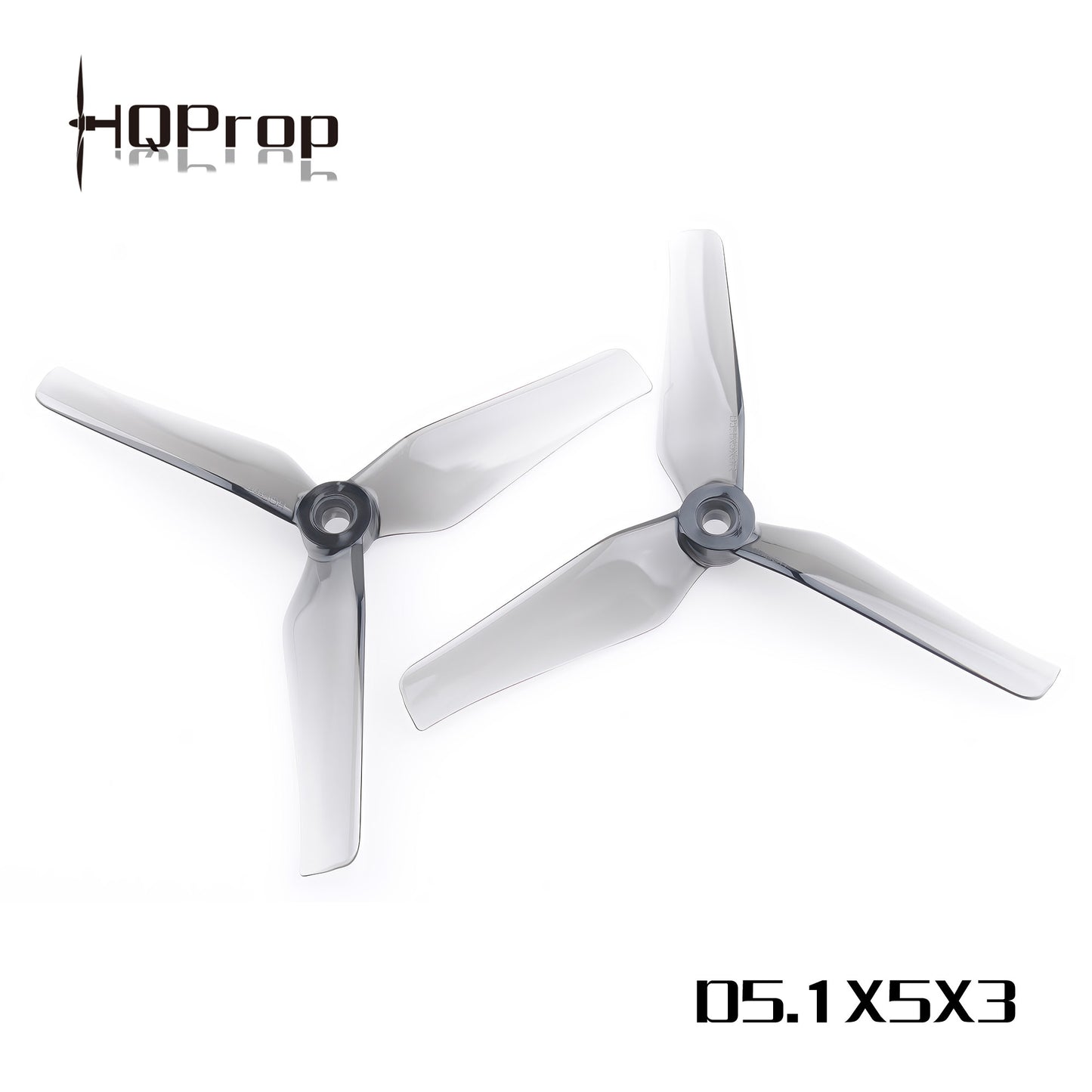 HQProp  D5.1X5X3 Grey for Cinequads  (2CW+2CCW)-Poly Carbonate