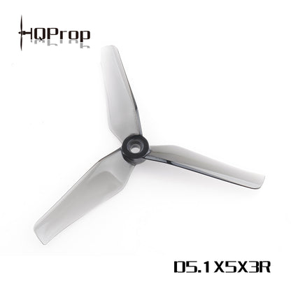 HQProp  D5.1X5X3 Grey for Cinequads  (2CW+2CCW)-Poly Carbonate