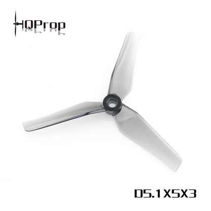 HQProp  D5.1X5X3 Grey for Cinequads  (2CW+2CCW)-Poly Carbonate