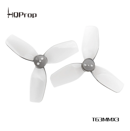 HQProp DT63MMX3 V2  Grey (2CW+2CCW)-Poly Carbonate