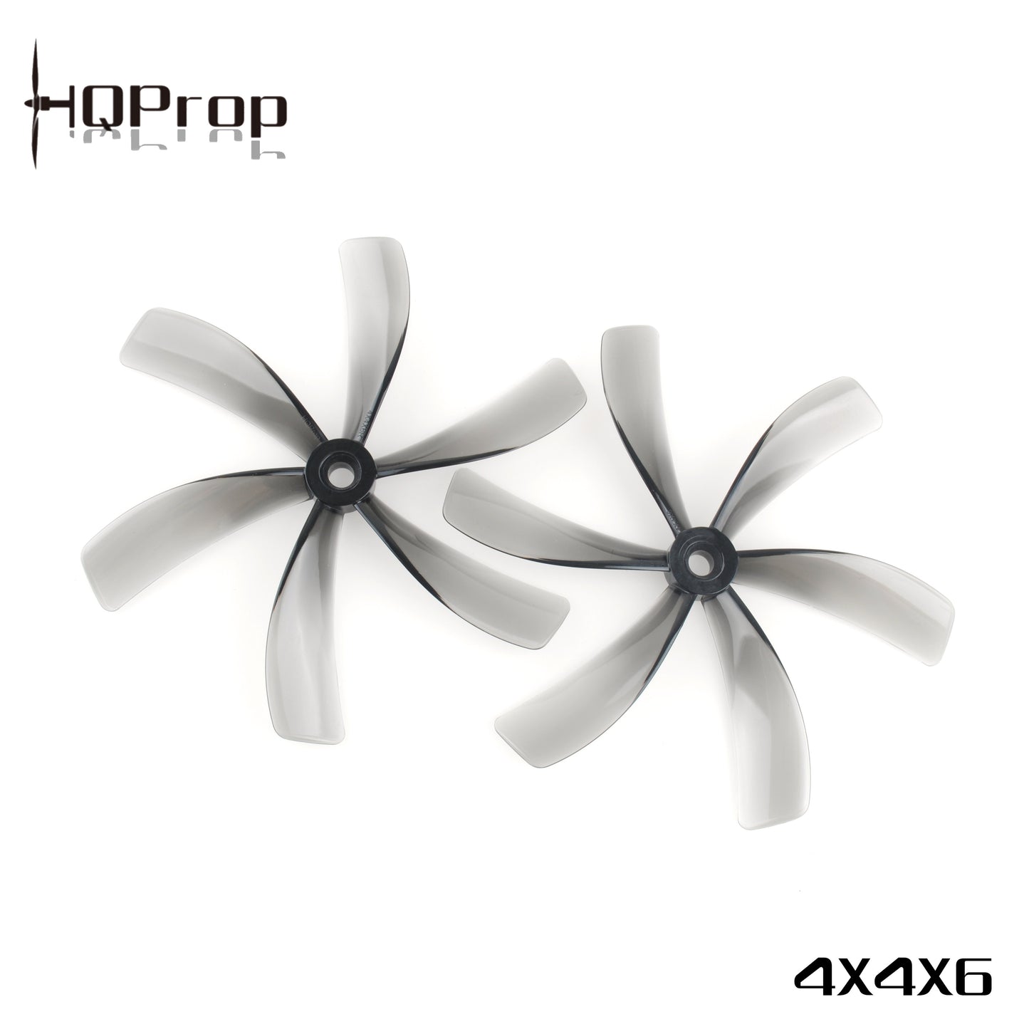 HQProp  Duct-4X4X6 for Cinewhoop Grey (2CW+2CCW)-Poly Carbonate