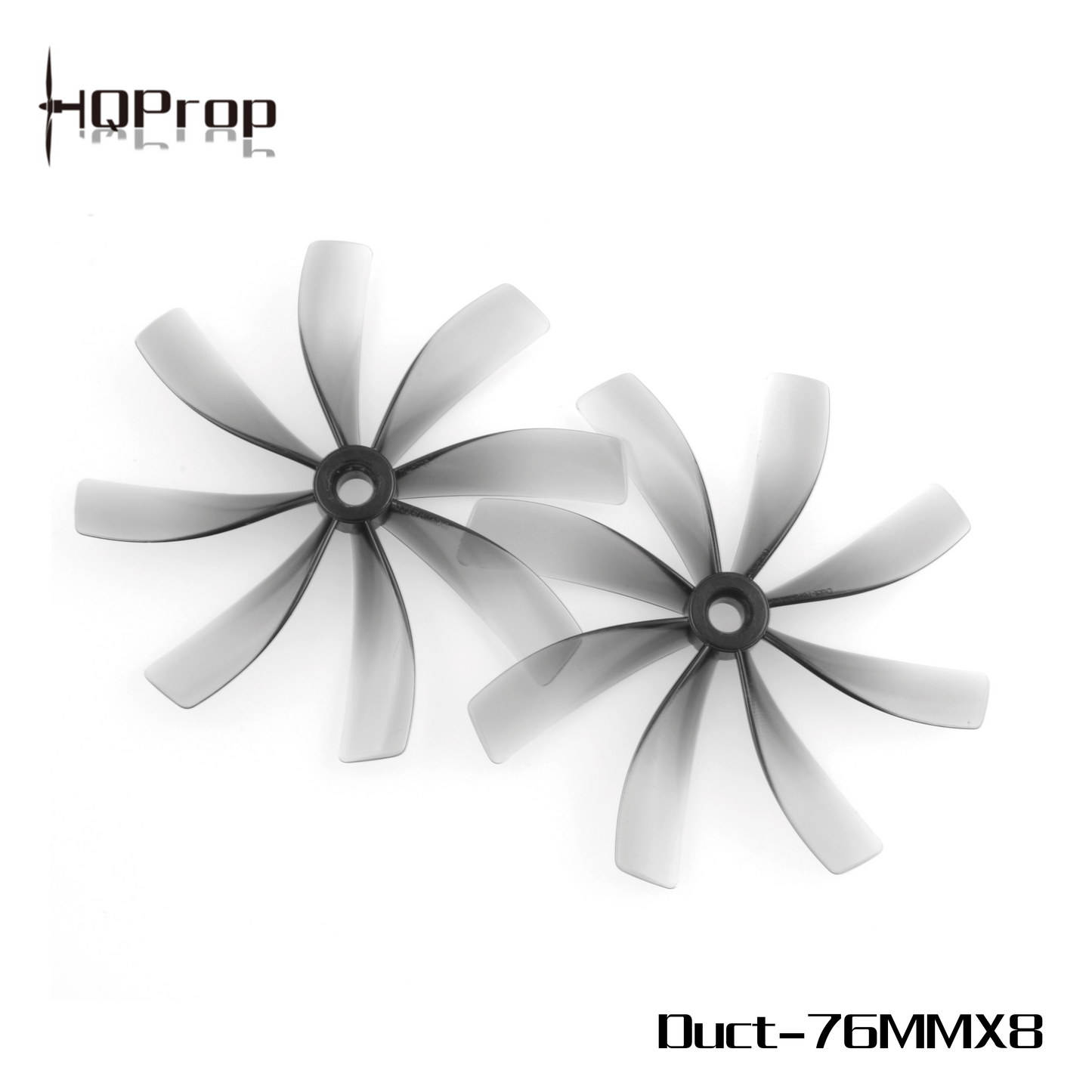 HQProp  Duct-76MMX8 for Cinewhoop Grey (2CW+2CCW)-Poly Carbonate