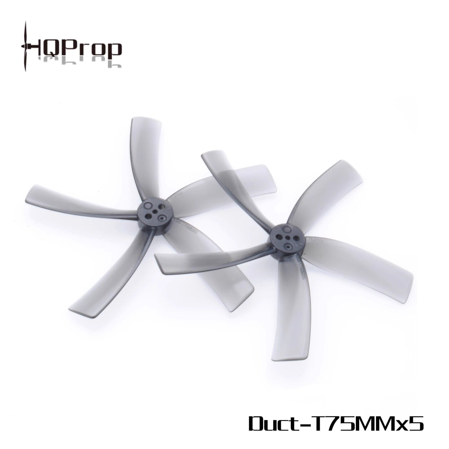 HQProp  Duct-T75MMX5 for Cinewhoop Grey (2CW+2CCW)-Poly Carbonate