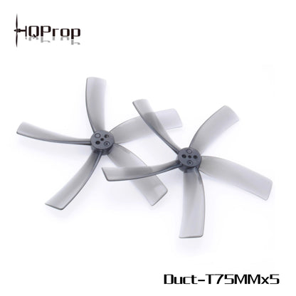 HQProp  Duct-T75MMX5 for Cinewhoop Grey (2CW+2CCW)-Poly Carbonate