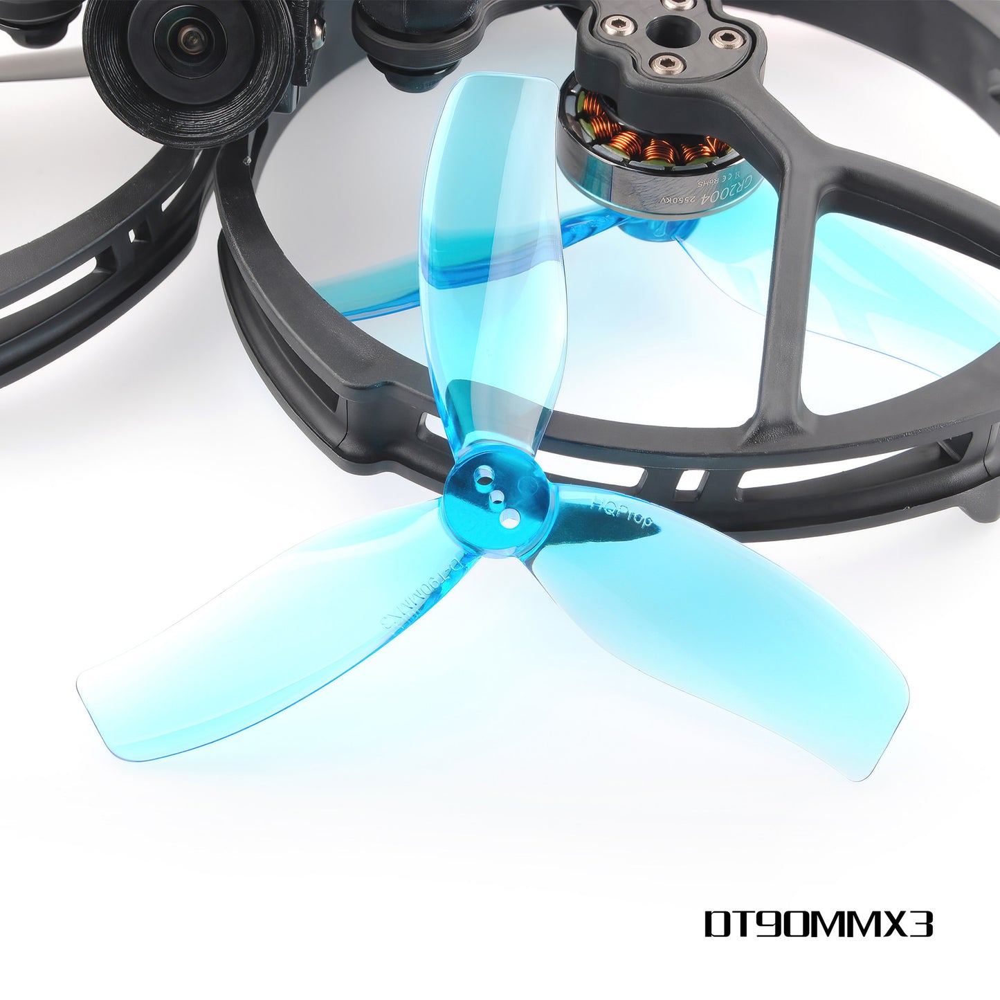 HQProp  Duct-T90MMX3 for Cinewhoop Grey (2CW+2CCW)-Poly Carbonate