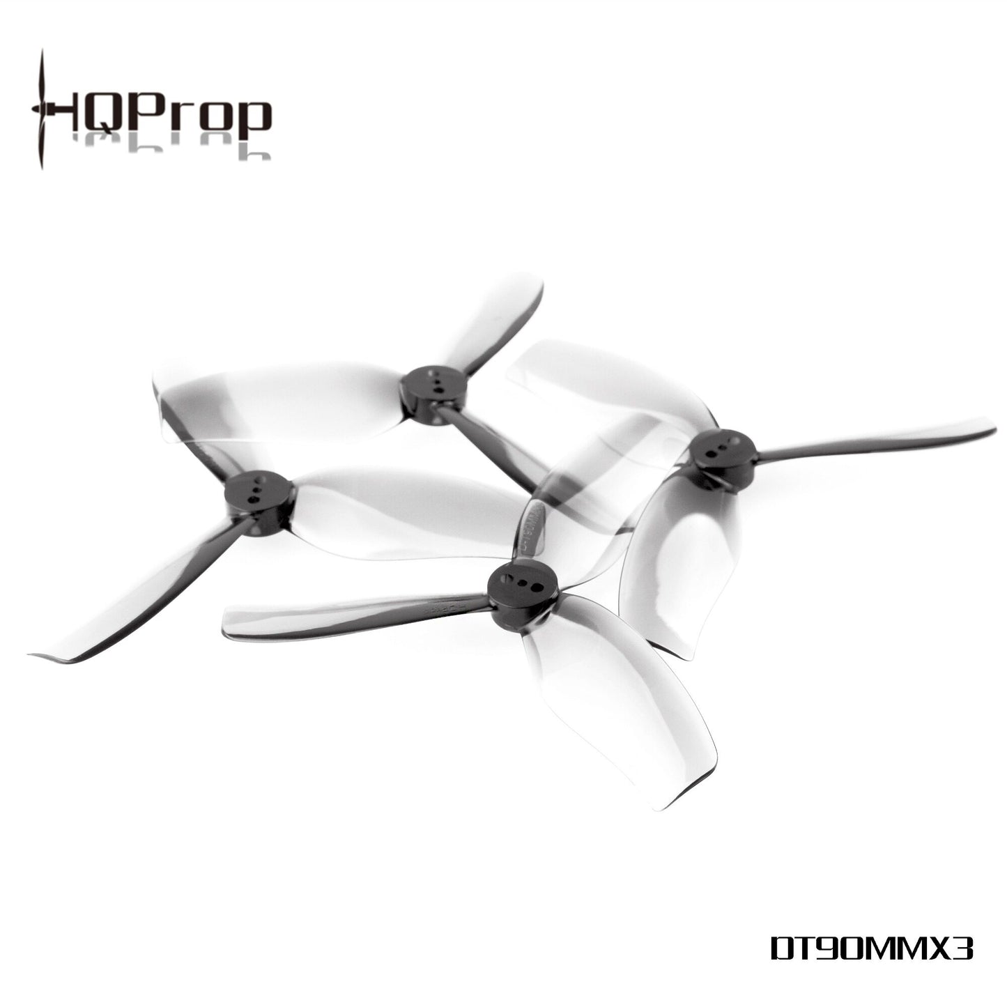HQProp  Duct-T90MMX3 for Cinewhoop Grey (2CW+2CCW)-Poly Carbonate