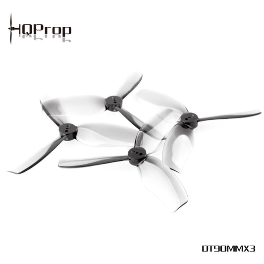 HQProp  Duct-T90MMX3 for Cinewhoop Grey (2CW+2CCW)-Poly Carbonate