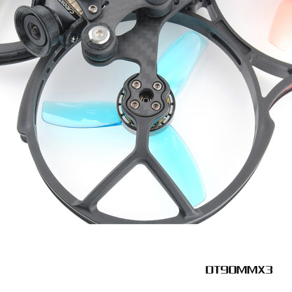 HQProp  Duct-T90MMX3 for Cinewhoop Grey (2CW+2CCW)-Poly Carbonate