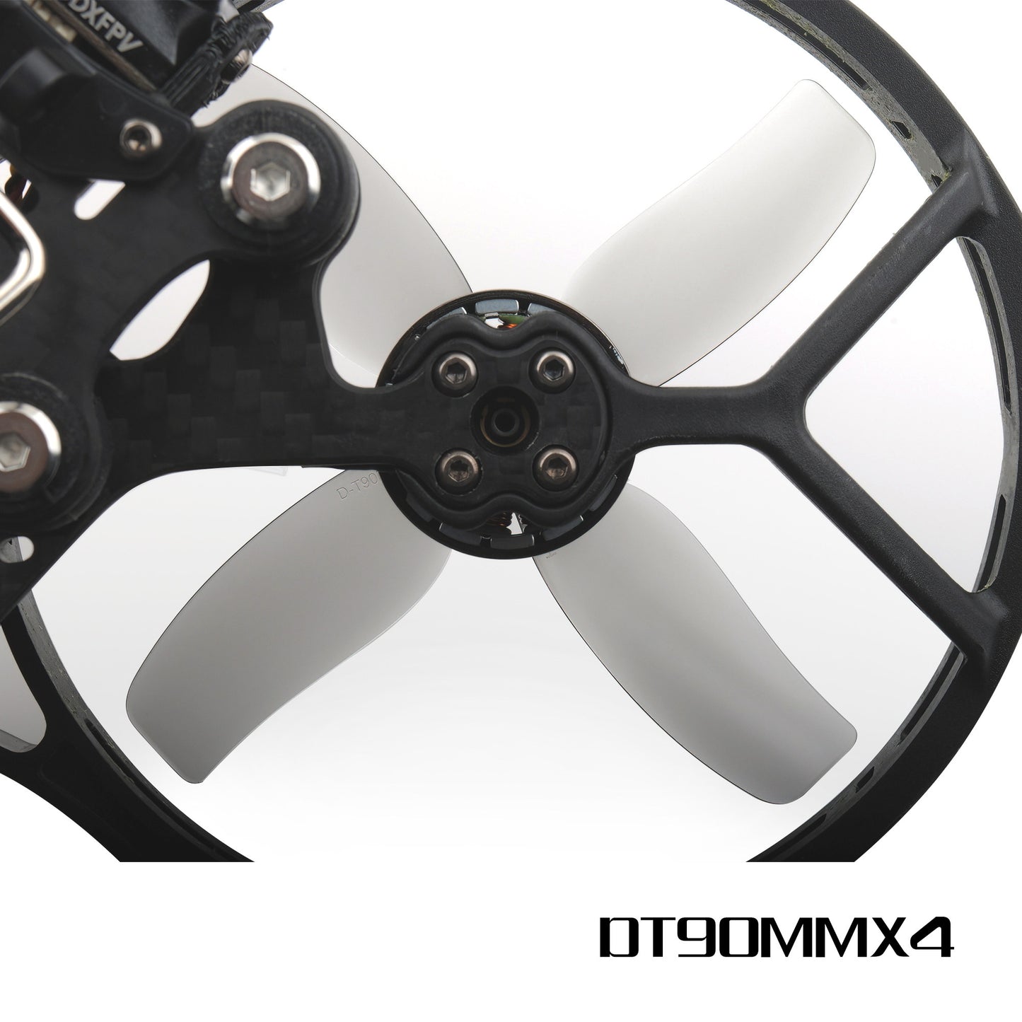 HQProp  Duct-T90MMX4 for Cinewhoop Grey (2CW+2CCW)-Poly Carbonate