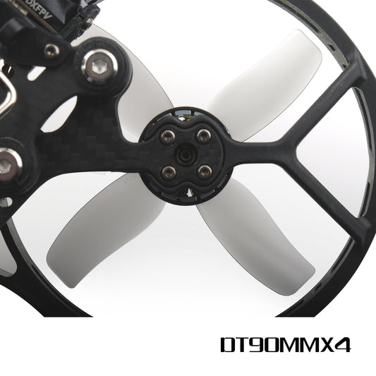 HQProp  Duct-T90MMX4 for Cinewhoop Grey (2CW+2CCW)-Poly Carbonate